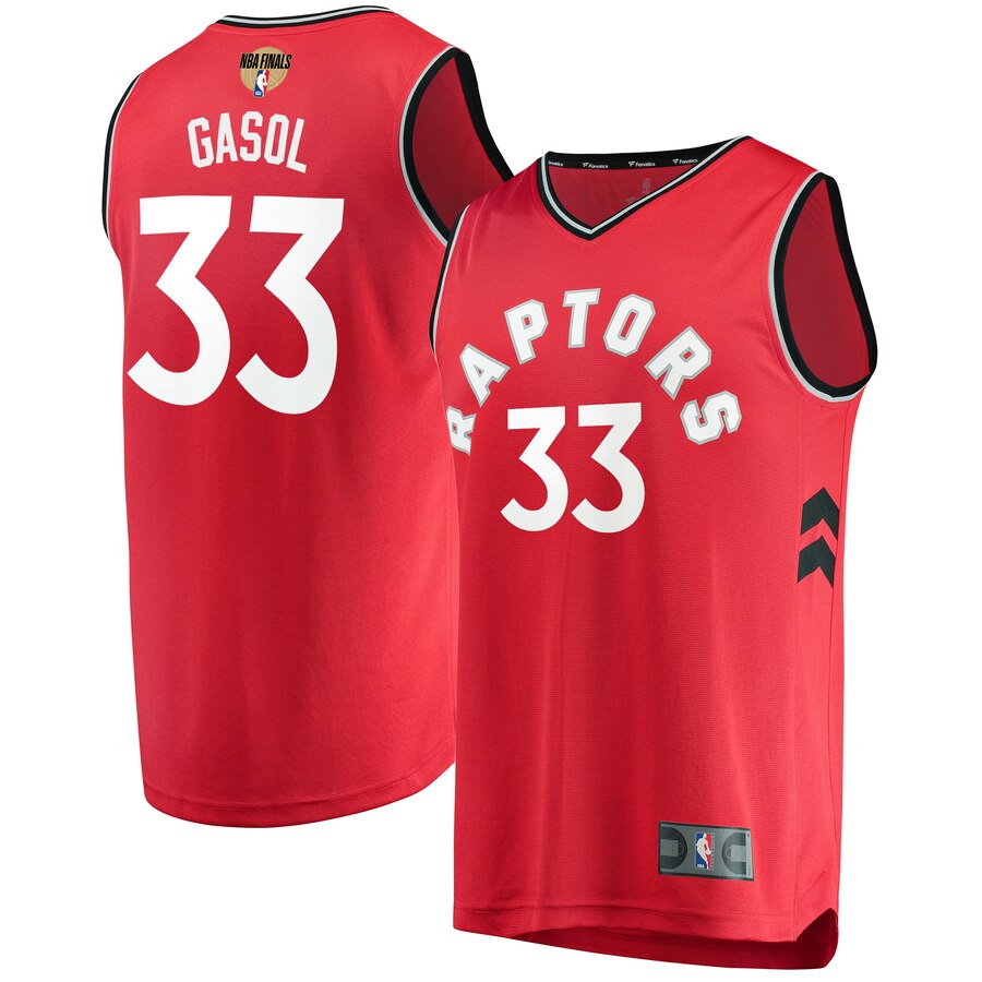 Men's Toronto Raptors #33 Marc Gasol Nike Red Icon Edition Basketball Jersey